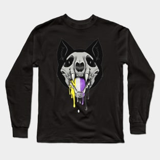 PRIDE CAT - Non-Binary/NB Variant Long Sleeve T-Shirt